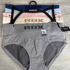 RBX Women’s Multicolor 5 Pack Underwear Size L Large picture