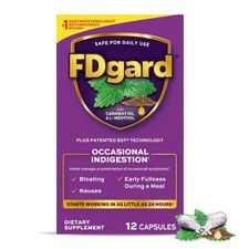 FDgard Gut Health Supplement Indigestion Nausea Bloating 12 Capsules picture