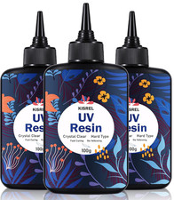 KISREL UV Resin 300g - Upgraded UV Resin Kit, Hard Type Crystal Clear Ultraviole picture