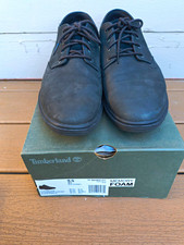 Timberland Sawyer Lane Men's Black Leather Lace-Up Oxford Memory Foam 9.5 W picture