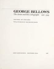 George Bellows : The Artist and His Lithographs, 1916-1924 Hardco picture