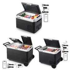 VEVOR Car Refrigerator 25/30/40/50L Portable Freezer Cooler Fridge for Camping picture