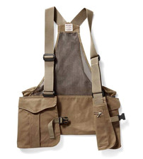 Filson Waxed Game Bag Dark Tan One Size Hunting Vest Canvas Shelter Cloth picture