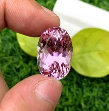 EGL Certified 50 Ct+ Natural Brazilian Oval Cut Pink Kunzite Loose Gemstone picture