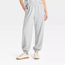 Universal Thread Women's Casual High-Waisted Balloon Jogger Pants - Gray picture