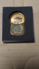 Vintage Stewart Title Keychain In Original Box picture