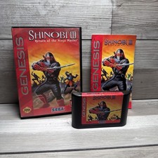 Authentic Shinobi III: Return of the Ninja Master 1993 Sega Genesis CIB picture
