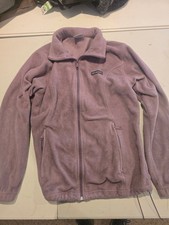 Columbia Women's Full Zip Fleece Jacket Purple Medium picture