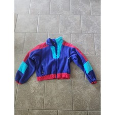 VTG 90s The North Face Extreme-Z Fleece Jacket Small Color Block Made In USA S picture