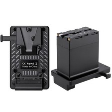 NP-F Dummy Battery to V-Mount Plate Replacement for NP-F980 F970 F750 F550 picture