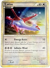 Latias HGSS10 Promo Cosmos Holo Pokémon TCG Card 2010 picture