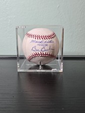 Mookie Wilson & Bill Buckner Signed Baseball Inscription 