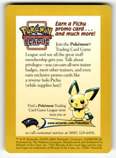 Pokemon Neo Discovery League Promo Insert Card Unown 2001 picture