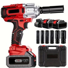 1300Nm Cordless Impact Wrench 960ft-lbs 1/2 Battery Impact Gun 2x 4.0Ah Battery picture
