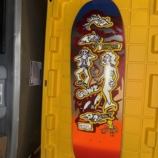 Krooked Mark Gonzales Color My Friends 2024 Skateshop Day Limited Deck New-Red picture