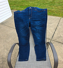 a.n.a Women's 12 Skinny Ankle Jeans Dark Wash Blue Denim Cotton 5-Pocket picture
