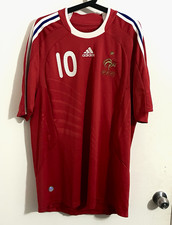 France NT 2008 Authentic #10 Zidane Away Kit Size XL picture