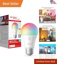 Matter LED Smart Bulb A19: Multicolor 800LM, Voice-Controlled, Energy-Efficient picture