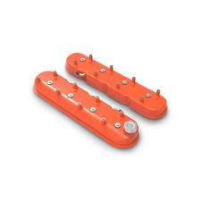 Holley Perf 241-164 Orange LS Valve Cover for 97-17 Buick/Cadillac/Chevy/GMC picture