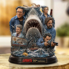 Jaws 50th Anniversary Custom Shape Acrylic Plaque picture