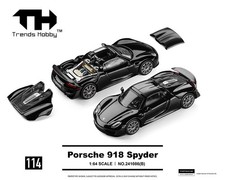 Trends Hobby (Hypercar) Porsche 918 Spyder – Black 1/64 picture