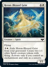 MTG (Heron-Blessed Geist 19 Common) NM picture