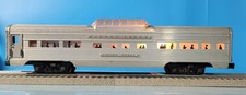 S01: Lionel Postwar Pullman No. 2532 Silver Range Vista Dome O Gauge  picture