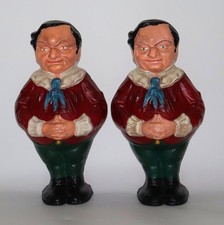 Antique Cast Iron Tweedledee And Tweedledum Andirons picture
