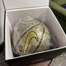 Undefeated x Nike Kobe Bryant “Hall Of Fame” Metallic Gold Snake Skin Basketball picture