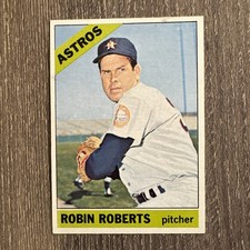 1966 Topps Baseball Card #530 Robin Roberts Houston Astros SP HIGH NUMBER VG-EX picture