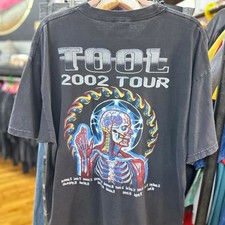 Tool 2002 Tool 2002 Tour concert T-shirt from the Lateralus era printed a tour picture