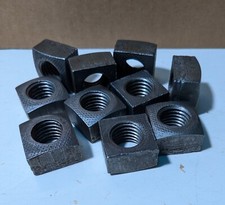 3/4-10 UNC Square Nut Plain Chamfered, Grade Unknown, NOS, Vintage, Quality OK picture