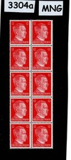 Mint MNG stamp block   Adolf Hitler   PF12  Sc 513   WWII Germany  1941   #3304a picture