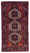 Traditional Vintage Hand-Knotted Area Rug 3'7