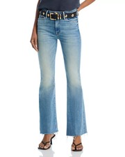 MOTHER The Weekender Fray Jeans MSRP $268 picture