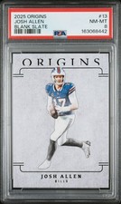 2025 Panini Origins - Blank Slate Josh Allen #13 PSA 8 Case Hit picture