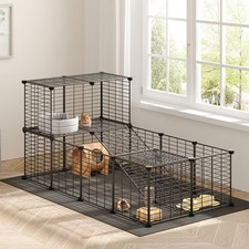 HOOBRO Guinea Pig Cage with Waterproof Mat 24 Panels Small Animal Playpen picture