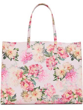 Ted Baker- Sukicon- Extra Large- East/ West Icon Tote- Pink Floral- NWT * picture