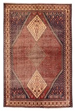 Vintage Hand-Knotted Area Rug 4'8
