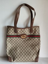 GUCCI Old Gucci GG Pattern Tote Bag picture