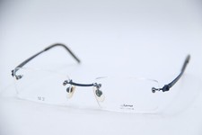 NEW SAMA METRO MBL DARK BLUE BLACK AUTHENTIC DESIGNER FRAMES EYEGLASSES 49-20 picture