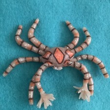 Lybia edmondsoni, Pom Pom Crab, Marine Arthropod, Replica, Polymer Clay, Hawaii picture