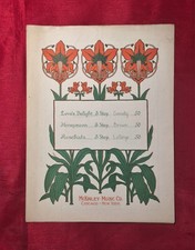 Antique 1908 LOVE'S DELIGHT Sheet Music By Connolly - RARE picture