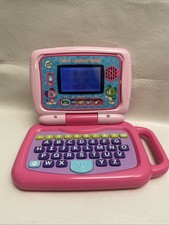 LeapFrog 2 in 1 Leaptop Touch Learning For Kids Toy Educational Pink 6009 Works picture