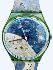Vintage Swatch VOIE LACTEE GG122 1993 34mm Gents Swiss Made Quartz New Old Stock picture