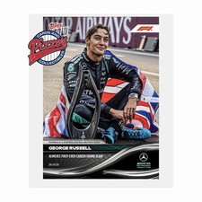 George Russell 1st F1 Grand Slam 2026 Formula 1 Topps NOW Card 62 Presale picture