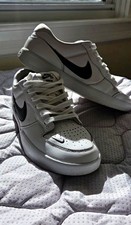 Nike SB Force 58 Men’s Low Top Lace-Up Sneakers White/Black US 8.5 Std picture