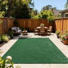 7ft x 10ft Artificial Grass Rug Patio Deck Indoor Outdoor Landscape Green NEW picture
