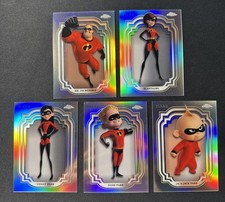 2024 Topps Chrome Disney Incredibles REFRACTOR Lot of (5) Cards picture