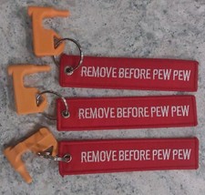 3 Remove Before PEW PEW Chamber Safety Rifle Flag   picture